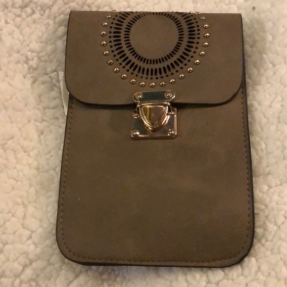 Faux Leather Small Crossover bag or Wallet - Picture 1 of 5